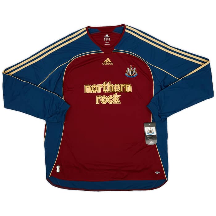 2006-07 Newcastle Away L/S Shirt Solano #4 (XXL)
