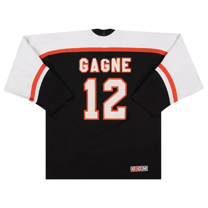 2001-07 Philadelphia Flyers Gagne #12 CCM Replica Jersey (Away) Y