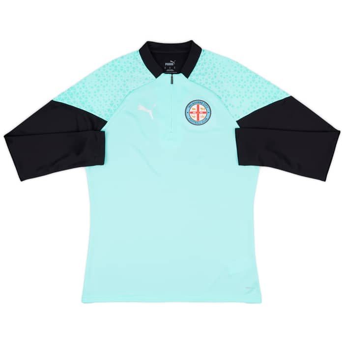 2023-24 Melbourne City Puma 1/4 Zip Training Top - As New - (M)