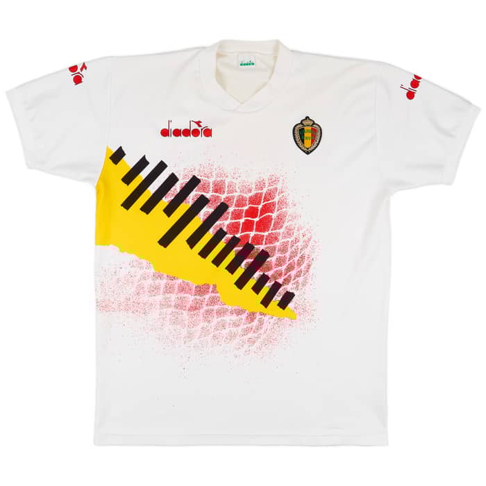 1992-94 Belgium Diadora Training Shirt - 8/10 - (XL)
