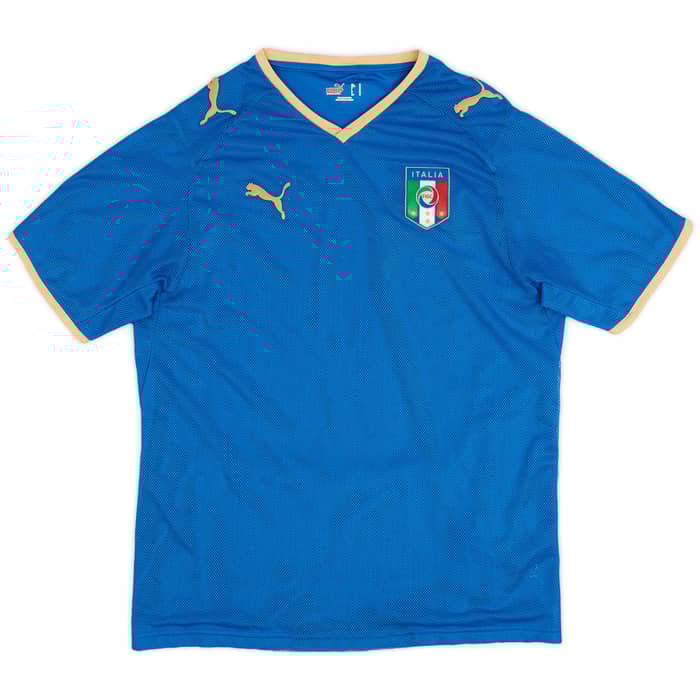 2007-08 Italy Home Shirt - 8/10 - (M)