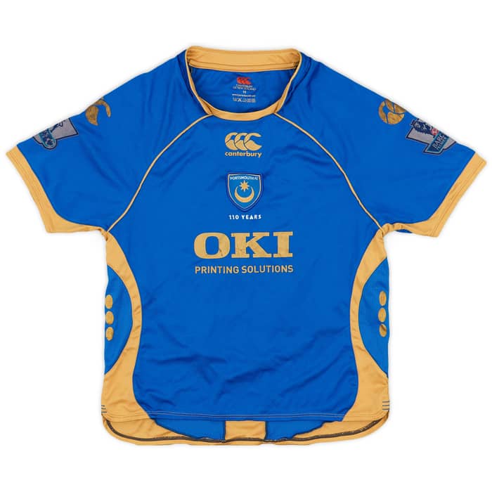 2008-09 Portsmouth Home Shirt Nugent #10 - 5/10 - (S.Boys)