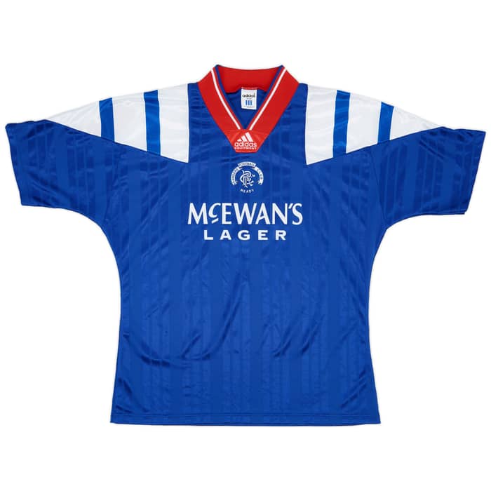 1992-94 Rangers Home Shirt #9 (McCoist) - 9/10 - (L/XL)