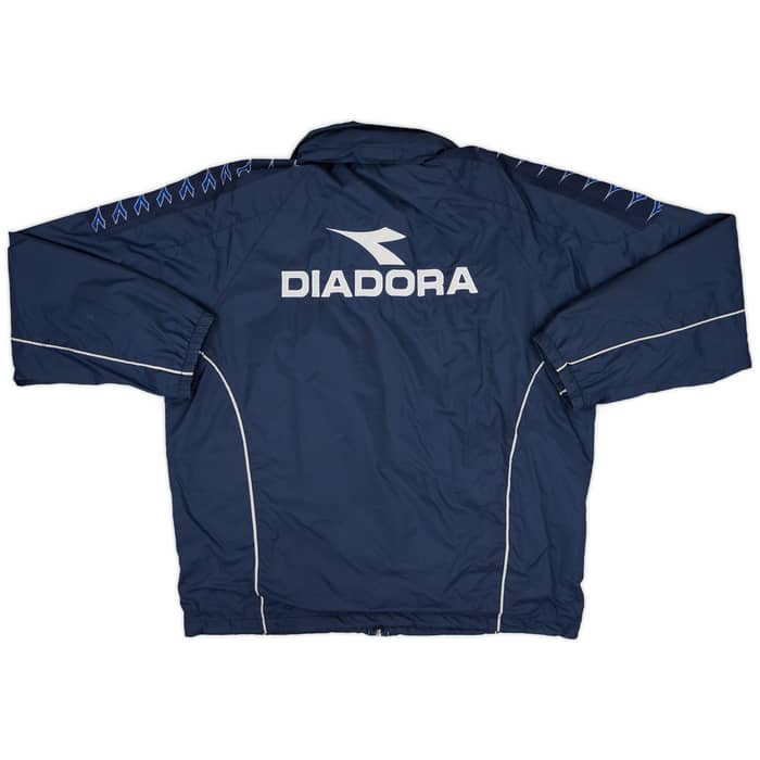1998 Italy FIGC Diadora Hooded Rain Jacket - 8/10 - (M)