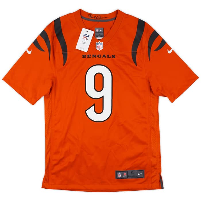 2021-24 Cincinnati Bengals Burrow #9 Nike Game Alternate Jersey (S)