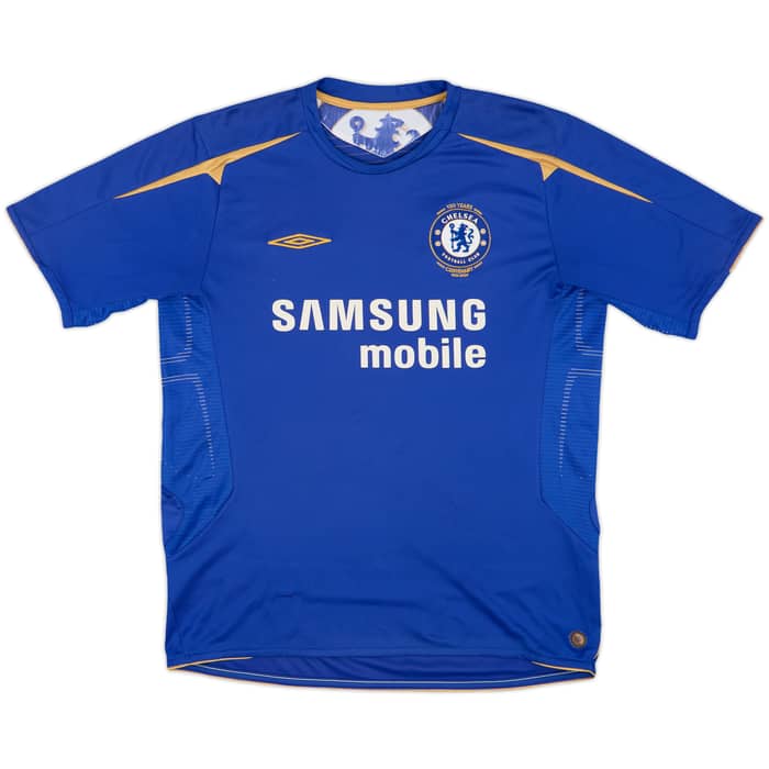 2005-06 Chelsea Centenary Home Shirt Lampard #8 - 5/10 - (XL)