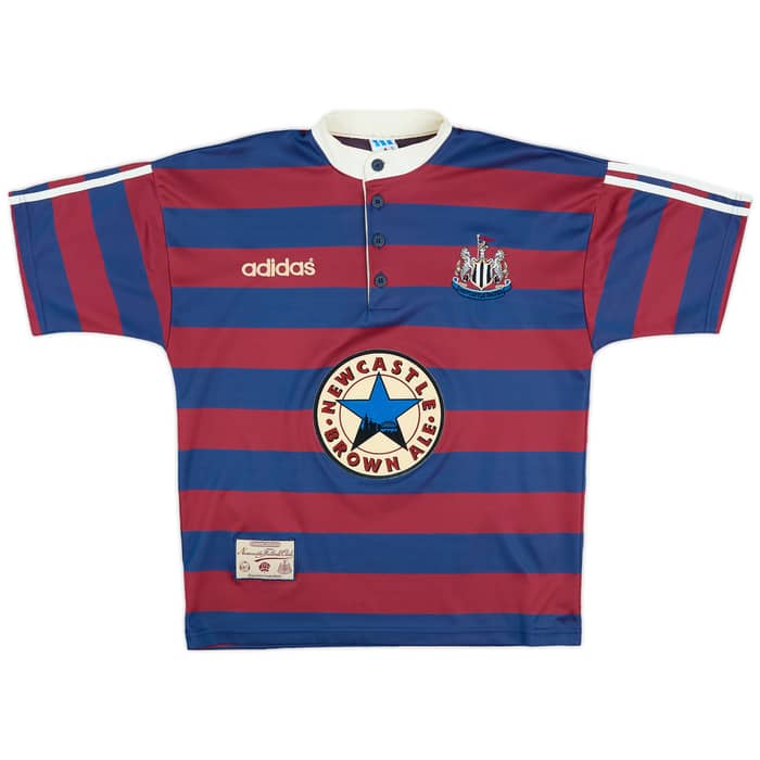 1995-96 Newcastle Away Shirt Ginola #14 - 8/10 - (S)