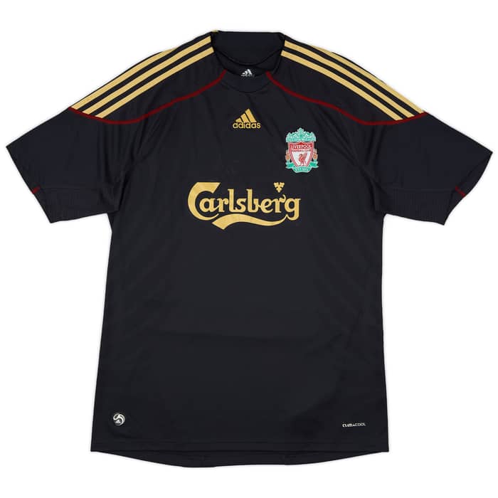 2009-10 Liverpool Away Shirt Gerrard #8 - 5/10 - (L)