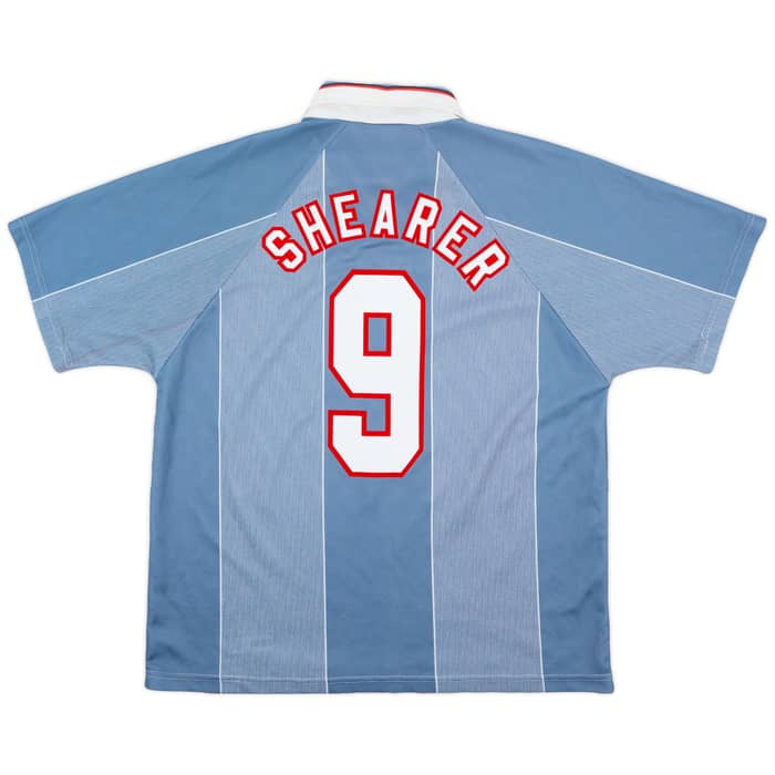 1996-97 England Away Shirt Shearer #9 - 9/10 - (XL)