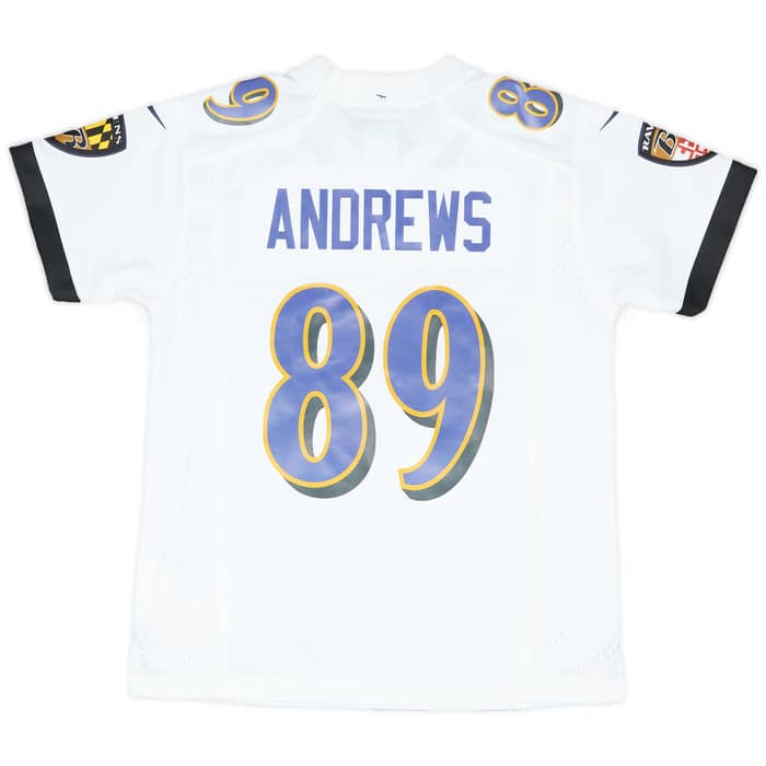 2018-24 Baltimore Ravens Andrews #89 Nike Game Away Jersey (S.Boys)
