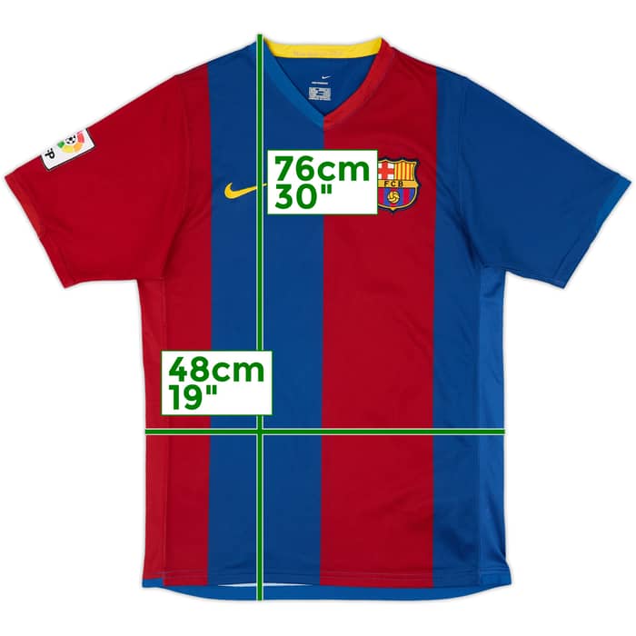 2006-07 Barcelona Home Shirt Messi #19 - 5/10 - (S)