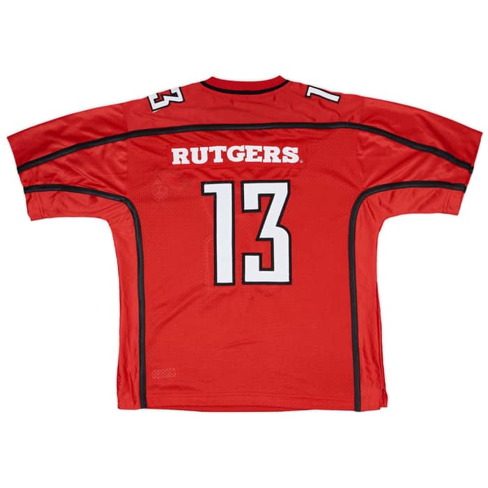 2000s Rutgers Scarlett Knights #13 Steve & Barry's Home Jersey - 8/10 - (M)