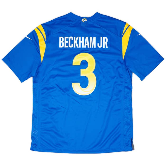 2021 LA Rams Beckham Jr #3 Nike Game Home Jersey (L)