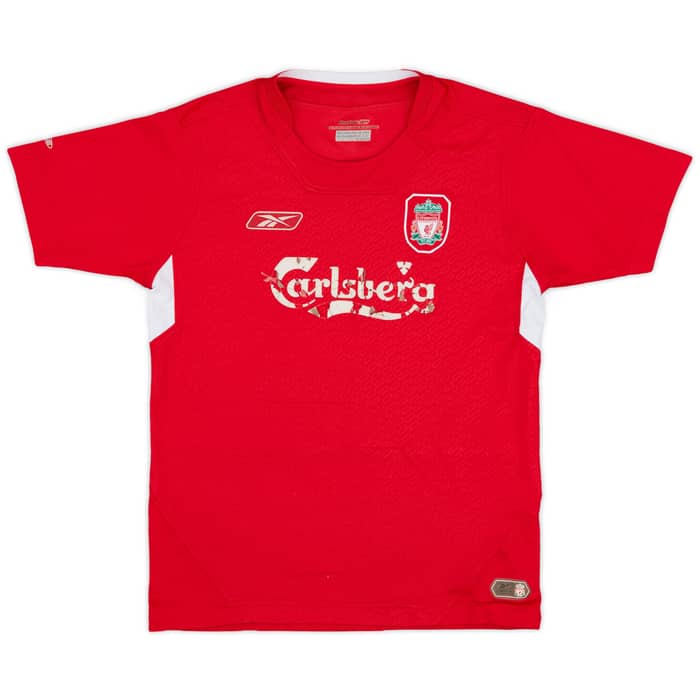 2004-06 Liverpool Home Shirt - 3/10 - (L.Boys)