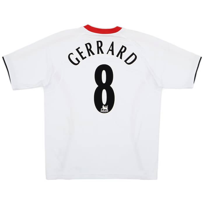 2005-06 Liverpool Away Shirt Gerrard #8 - 6/10 - (L)