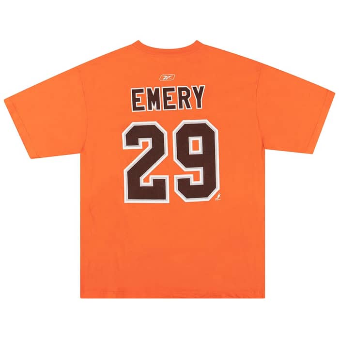 2009-10 Philadelphia Flyers Emery #29 Reebok Tee L