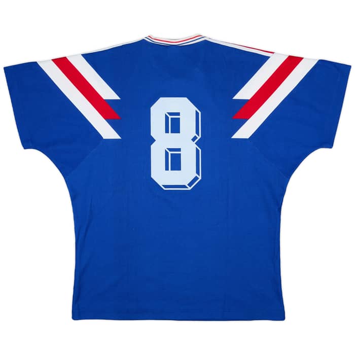 1989-90 France Home Shirt #8 - 9/10 - (XL)