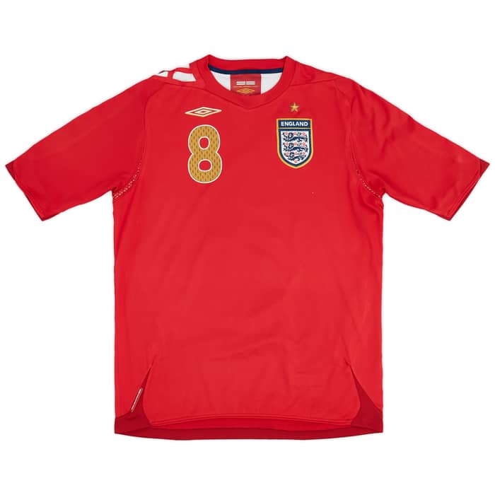 2006-08 England Away Shirt Lampard #8 - 7/10 - (XL.Boys)