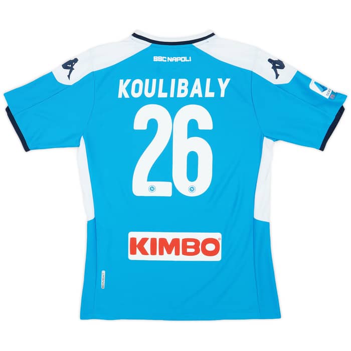 2019-20 Napoli Authentic Home Shirt Koulibaly #26 - 7/10 - (XL)