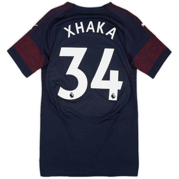2018-19 Arsenal Player Issue Away Shirt Xhaka #34 - 7/10 - (L)