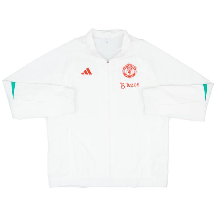 2023-24 Manchester United adidas Track Jacket - 8/10 - (XL)