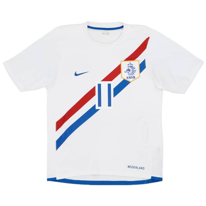 2006-08 Netherlands Away Shirt Robben #11 - 7/10 - (S)