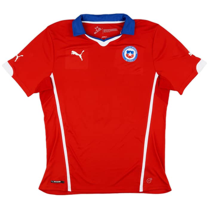 2014-15 Chile Home Shirt Beausejour #15 - 8/10 - (XL)