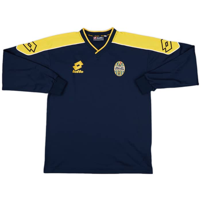 2000-02 Hellas Verona Lotto Training L/S Shirt - 10/10 - (L)
