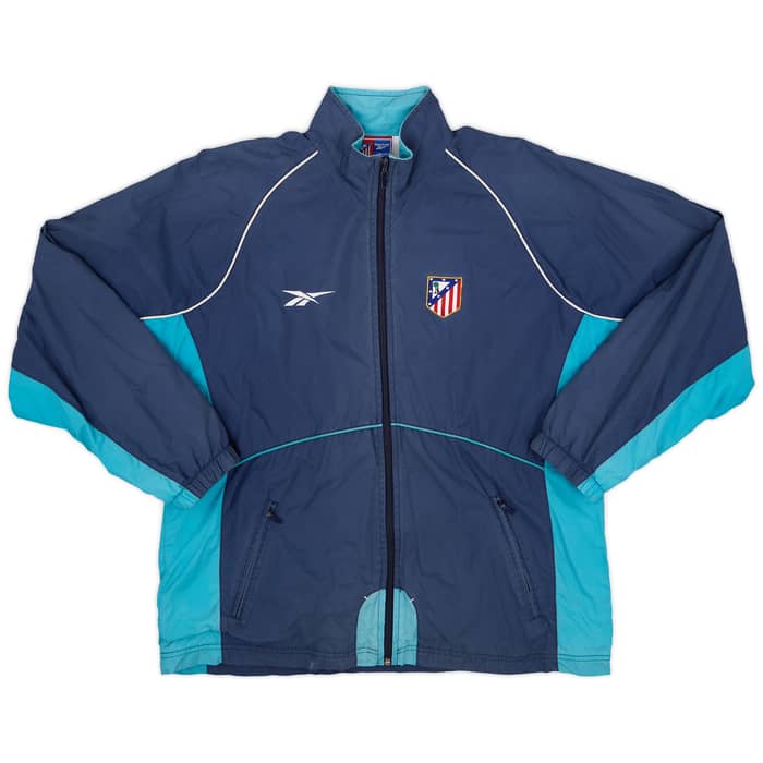2000-01 Atletico Madrid Reebok Track Jacket - 6/10 - (M)
