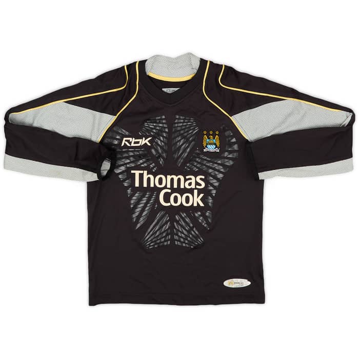 2006-07 Manchester City GK Shirt Weaver #1 - 8/10 - (M.Boys)