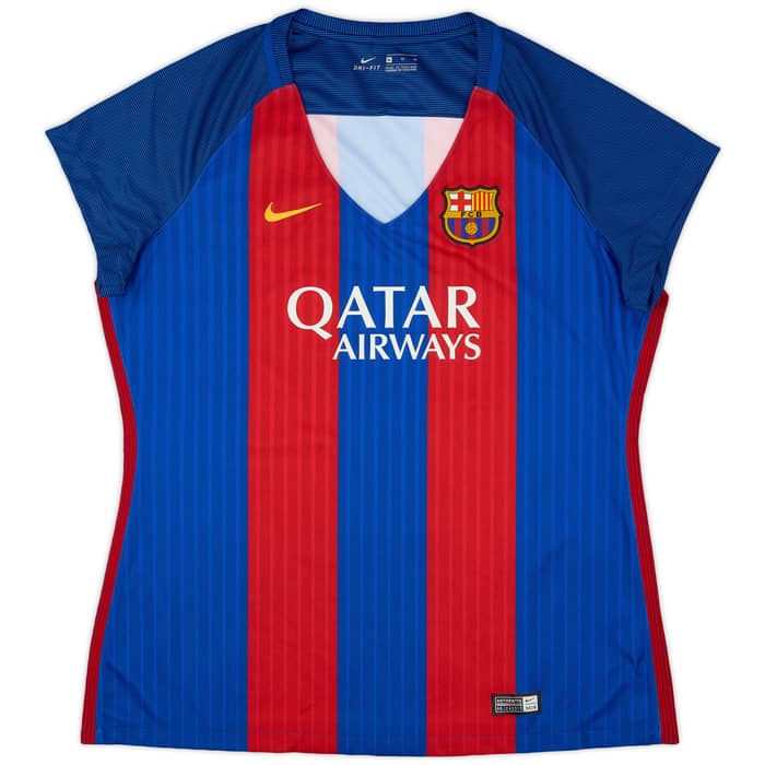 2016-17 Barcelona Home Shirt - 9/10 - (Women's XL)