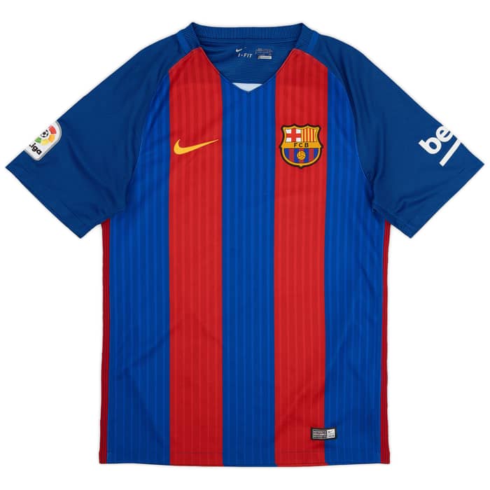 2016-17 Barcelona Home Shirt Messi #10 - 9/10 - (S)