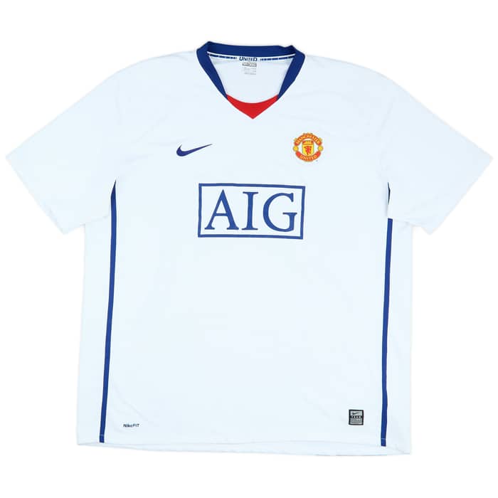 2008-10 Manchester United Away Shirt Vidic #15 - 8/10 - (XXL)