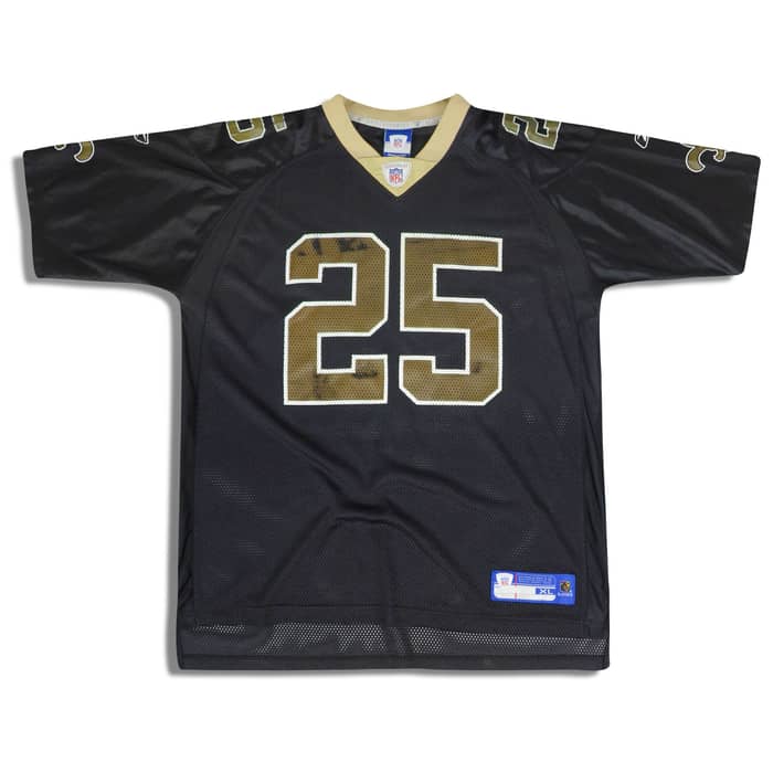 2006 New Orleans Saints Bush #25 Reebok On Field Jersey (Home) XL