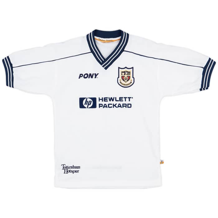 1997-99 Tottenham Home Shirt - 9/10 - (L.Boys)