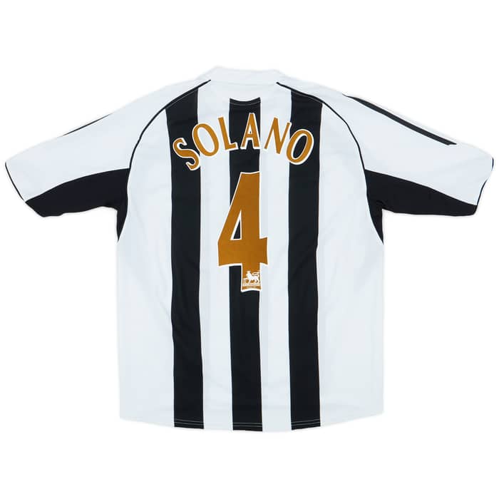 2005-07 Newcastle Home Shirt Solano #4 - 6/10 - (L)