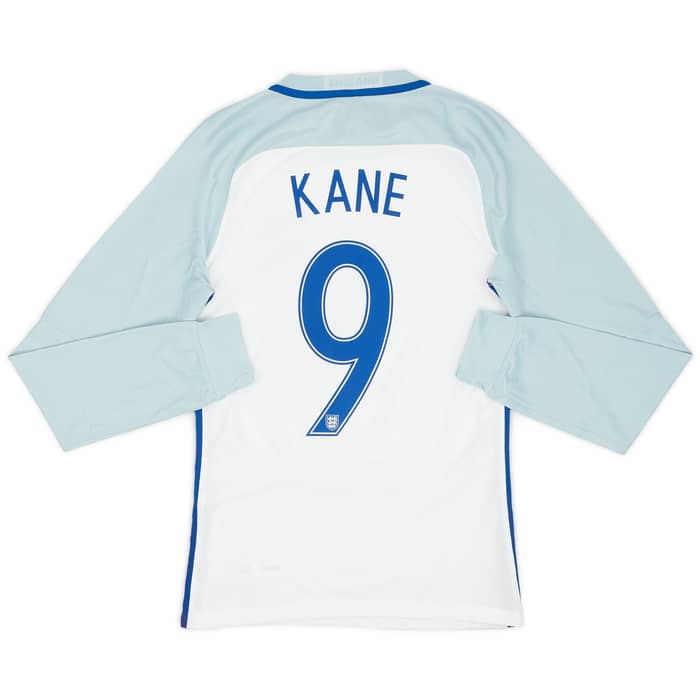 2016-17 England Player Issue Home L/S Shirt Kane #9 (S)