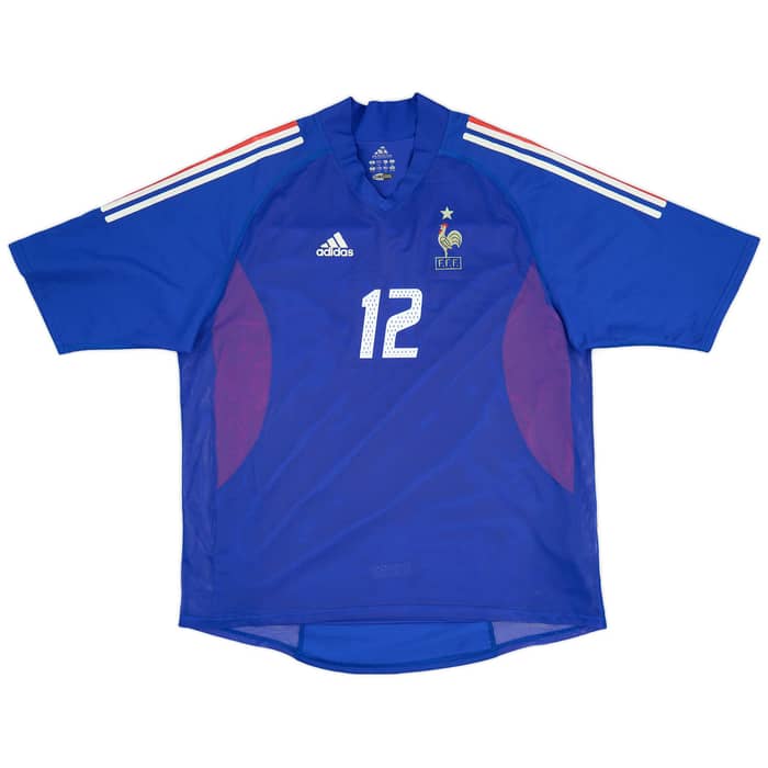 2002-04 France Player Issue Home Shirt Henry #12 - 7/10 - (XL)