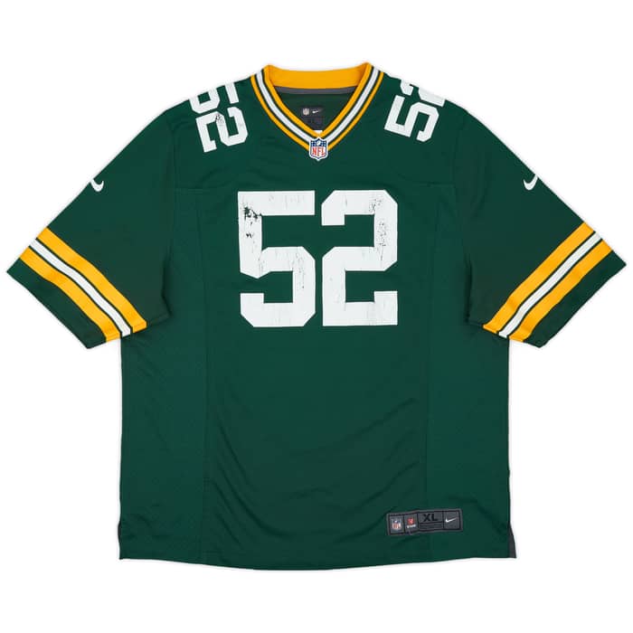 2012-18 Green Bay Packers Matthews #52 Nike Game Home Jersey - 4/10 - (XL)