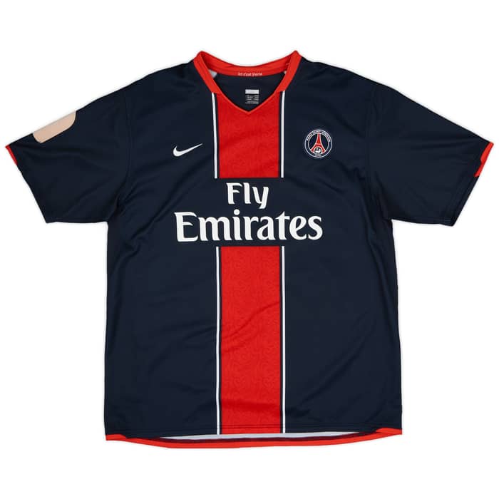 2007-08 Paris Saint-Germain Player Issue Home Shirt Giuly #7 - 9/10 - (XL)