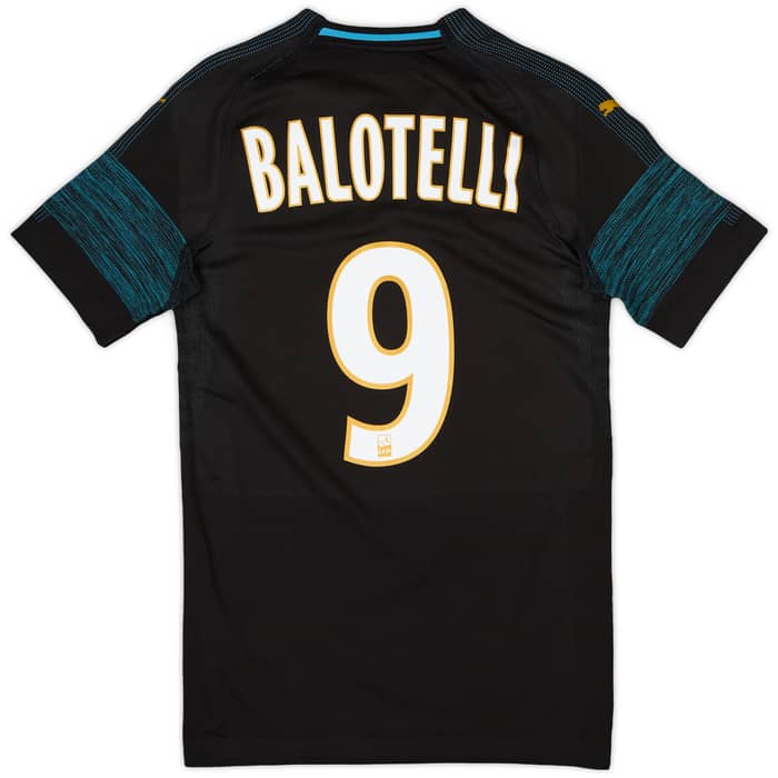 2018-19 Olympique Marseille Authentic EvoKnit Player Issue Away Shirt Balotelli #9 - 10/10 - (S)