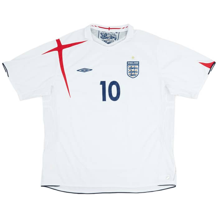 2005-07 England Home Shirt Owen #10 - 7/10 - (XXL)