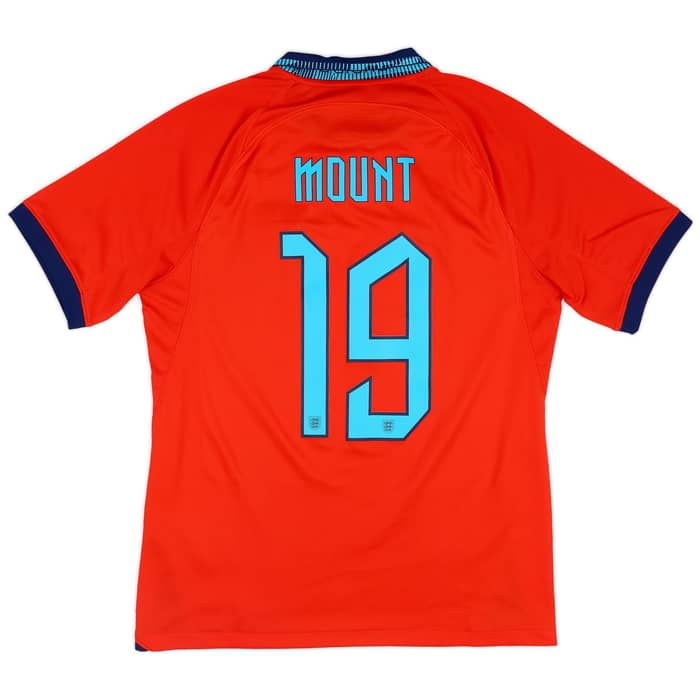 2022-23 England Away Shirt Mount #19 - 9/10 - (M)