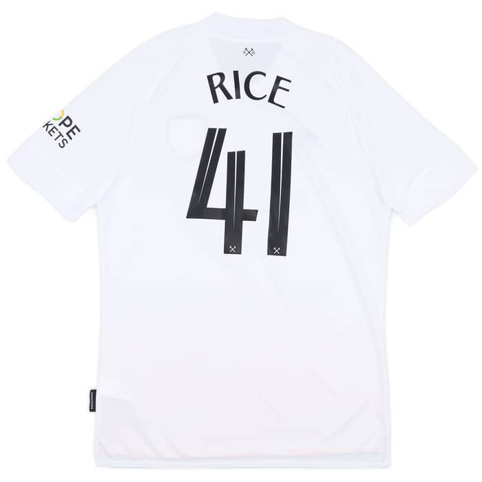2022-23 West Ham Third Shirt Rice #41 - As New