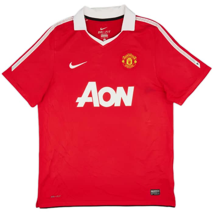 2010-11 Manchester United Home Shirt Rooney #10 - 6/10 - (L)