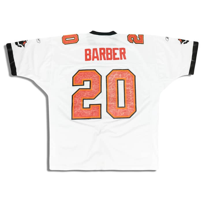 2005-06 Tampa Bay Buccaneers Barber #20 Reebok Premier Jersey (Away) XL
