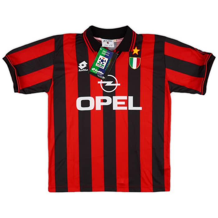 1996-97 AC Milan Home Shirt Weah #9 (S)