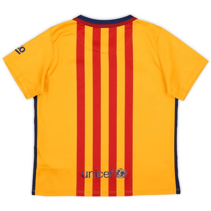 2015-16 Barcelona Away Shirt - 9/10 - (7-8 Years)