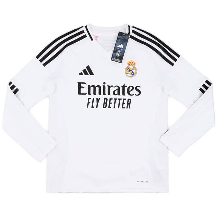 2024-25 Real Madrid Home L/S Shirt Bellingham #5 (KIDS)