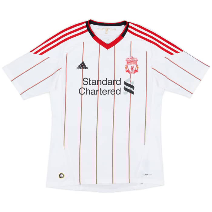 2010-11 Liverpool Away Shirt Gerrard #8 - 8/10 - (M)